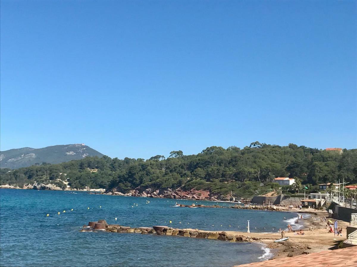 Villa Antoine Appartement Rdj Vue Mer Clim Wifi Parking Plage 50M La Garonne Le Pradet Exterior photo